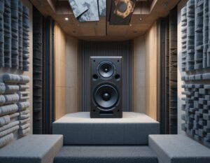Bluetooth speaker placed optimally for best sound quality